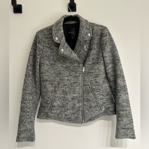 Cropped grey dynamite jacket - Picture 1 of 5